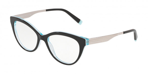 Tiffany & Co. TF2180 Eyeglasses, 8274 BLACK ON CRYSTAL TIFFANY BLUE (BLACK)