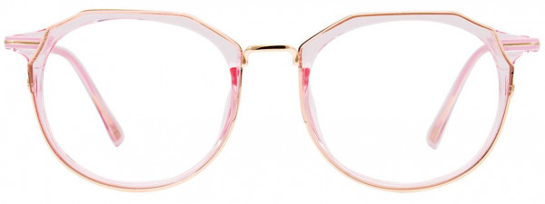 CHILL C7017 Eyeglasses, 030 - Crystal Pink & Gold