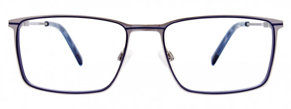Takumi TK1115 Eyeglasses, 020 - Matt Steel & Dark Blue