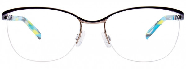 Takumi TK1083 Eyeglasses, 090 - Satin Black & Shiny Steel Black