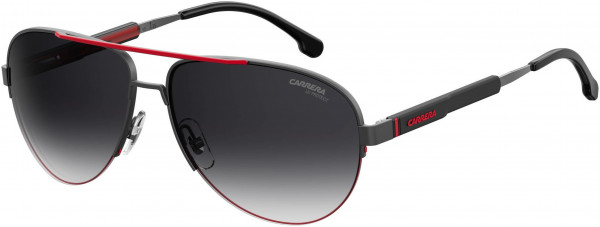 Carrera Carrera 8030/S Sunglasses, 0SVK Semi Matte Ruthenium Black