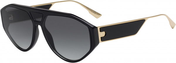 Christian Dior Dior Clan 1 Sunglasses, 0807 Black