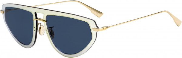 Christian Dior Diorultime 2 Sunglasses, 0LKS Gold Blue