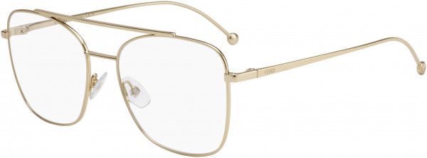 Fendi FF 0354 Eyeglasses, 0J5G Gold