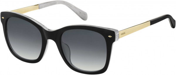 Fossil FOS 2086/S Sunglasses, 080S Black White