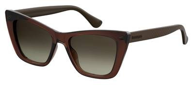havaianas Canoa Sunglasses, 0QGL(HA) Brown