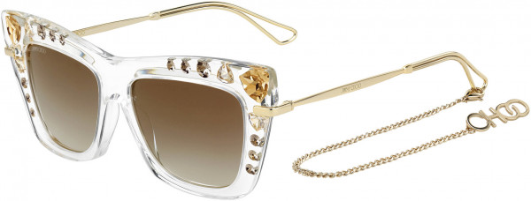 Jimmy Choo Safilo Bee/S Sunglasses, 0REJ Crystal Gold