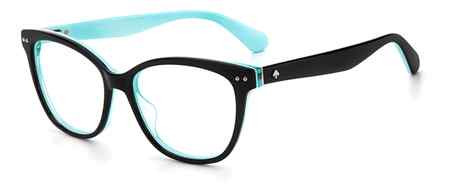 Kate Spade ADRIE Eyeglasses, 0D51 BLACK BLUE