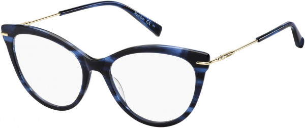 Max Mara MM 1372 Eyeglasses, 038I Blue Horn