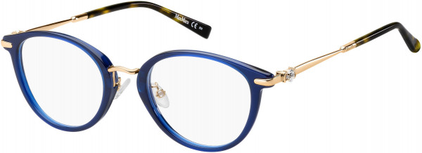 Max Mara MM 1377/F Eyeglasses, 0PJP Blue