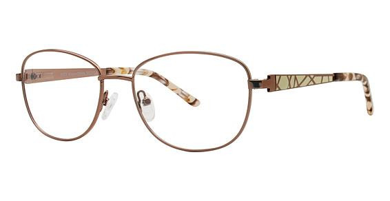 Avalon 5073 Eyeglasses, Brown/White
