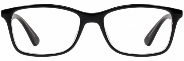 Elements EL-360 Eyeglasses, 1 - Black / Crystal