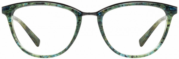 Cinzia Designs CIN-5104 Eyeglasses, 3 - Forest Demi / Dark Gunmetal