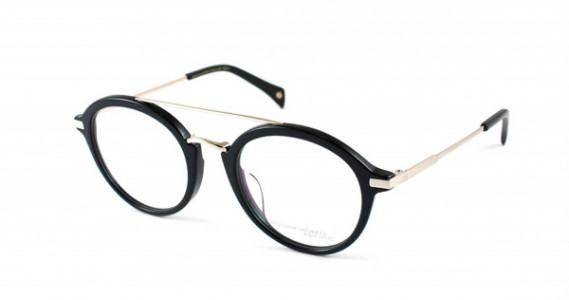 William Morris BLHARRY Eyeglasses, BLACK/GOLD (C2)