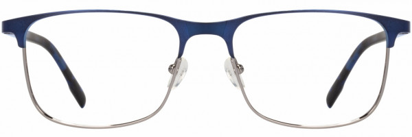 Michael Ryen MR-288 Eyeglasses, 3 - Navy / Gunmetal / Navy Demi