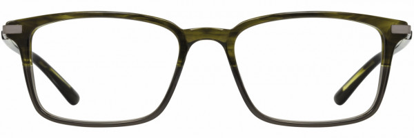 Michael Ryen MR-290 Eyeglasses, 3 - Olive Demi / Smoke / Pewter