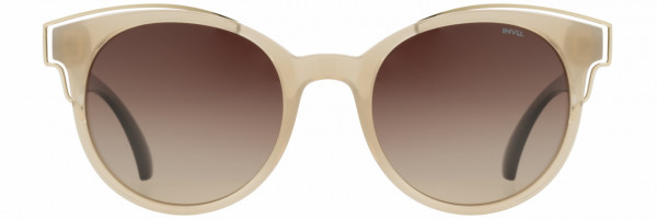 INVU INVU-178 Sunglasses, 3 - Translucent Nude / Gold