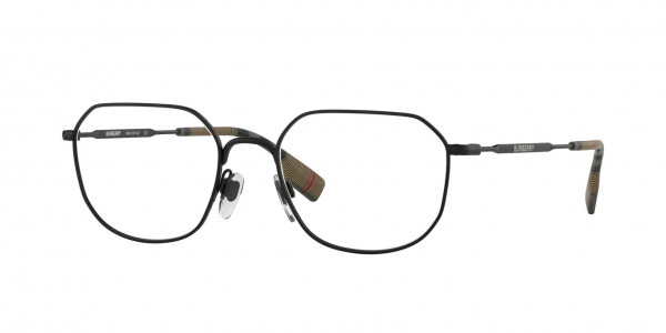 Burberry BE1335 Eyeglasses, 1007 MATTE BLACK (BLACK)