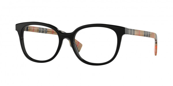 Burberry BE2291F Eyeglasses, 3757 BLACK (BLACK)