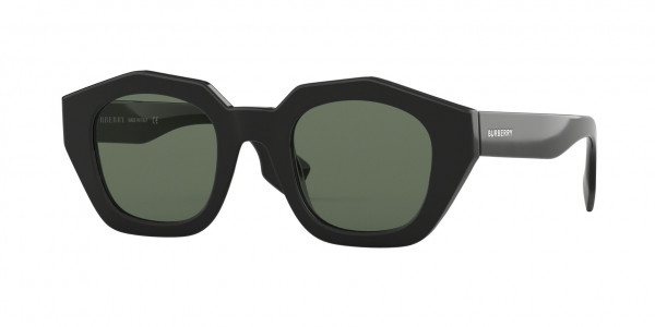 Burberry BE4288F Sunglasses, 300171 BLACK (BLACK)