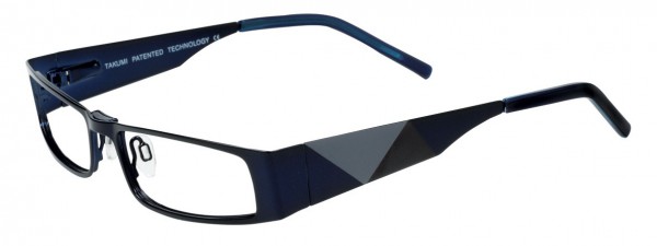 Takumi T9636 Eyeglasses, SATIN NAVY/GREY AND BROWN