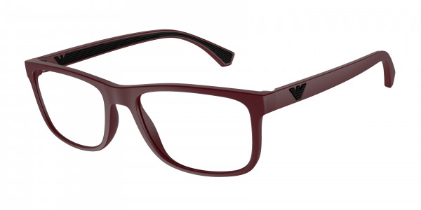 Emporio Armani EA3147 Eyeglasses, 5261 MATTE BORDEAUX (RED)