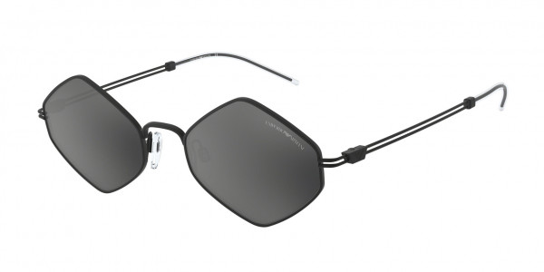 Emporio Armani EA2085 Sunglasses, 30016G MATTE BLACK (BLACK)