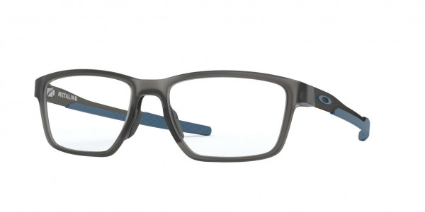 Oakley OX8153 METALINK Eyeglasses, 815307 METALINK SATIN GREY SMOKE (GREY)