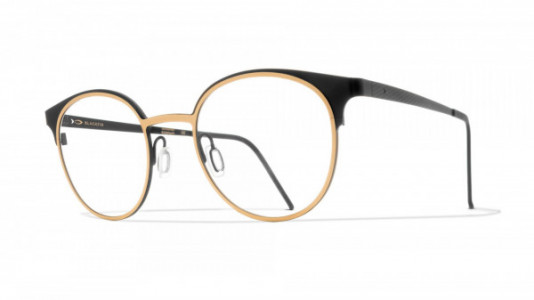 Blackfin Charleston Sun Eyeglasses, Black & Yellow Gold - C900