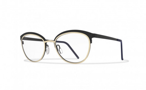 Blackfin Darlington Eyeglasses, Gold & Black - C1019
