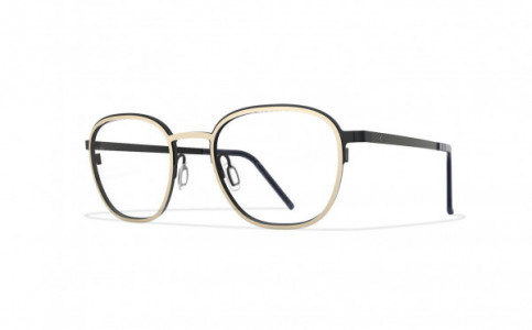 Blackfin Jacksonville Eyeglasses, Gold & Black - C1019