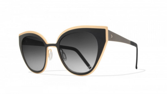 Blackfin Cape May Sunglasses, Black & Gold - C1046