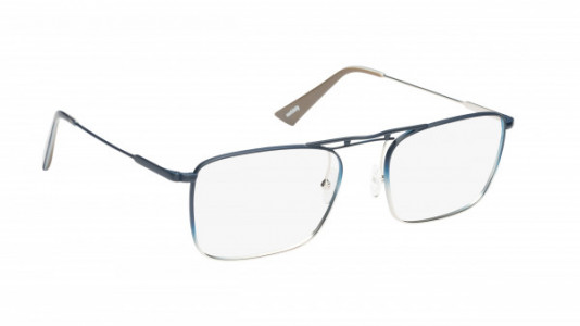 Mad In Italy Lonza Eyeglasses, Silver & Navy - C02