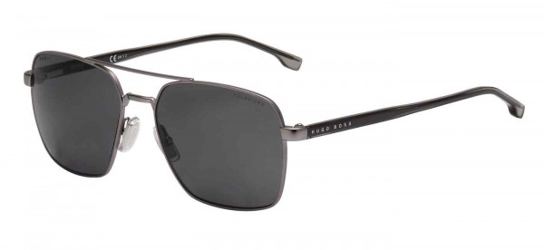HUGO BOSS Black BOSS 1045/S Sunglasses, 0R81 MATTE RUTHENIUM