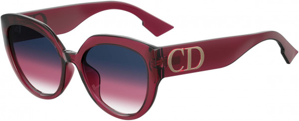 Christian Dior Ddiorf Sunglasses, 0LHF Opal Burgundy