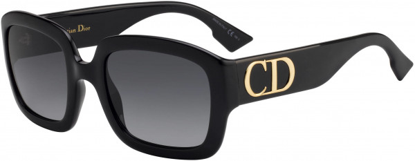 Christian Dior Ddior Sunglasses, 0807 Black