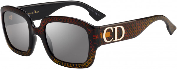 Christian Dior Ddior Sunglasses, 0DCB Gold Brown