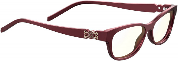 Elie Saab ES 044 Eyeglasses, 0LHF Opal Burgundy
