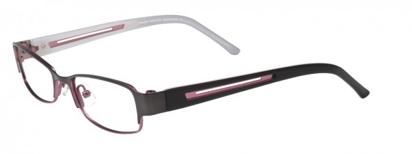 Takumi T9652 Eyeglasses, SATIN DIM GREY AND HOT PINK