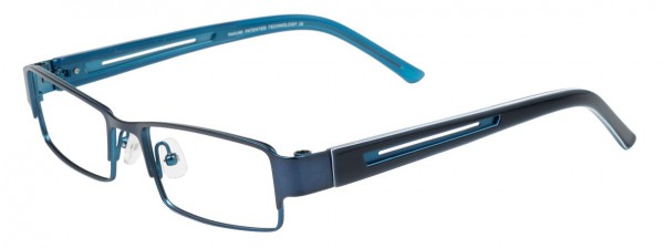 Takumi T9653 Eyeglasses, SATIN NAVY AND STEEL BLUE/NAVY