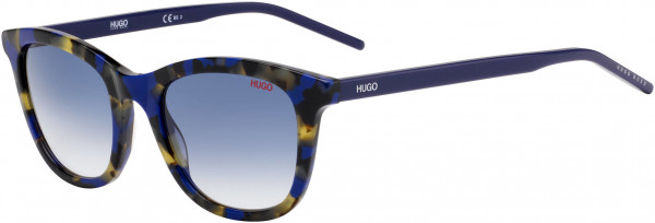 HUGO HG 1040/S Sunglasses, 0JBW Blue Havana