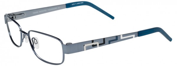 Takumi T9659 Eyeglasses, SATIN SLATE BLUE/DIM GREY AND BL