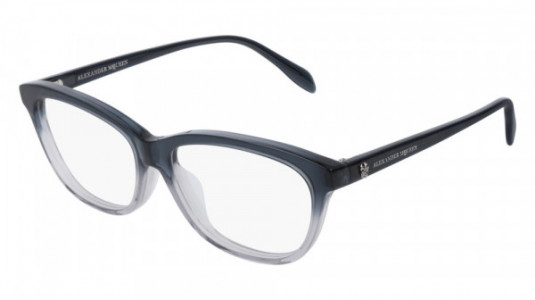 Alexander McQueen AM0165OA Eyeglasses, 004 - GREY