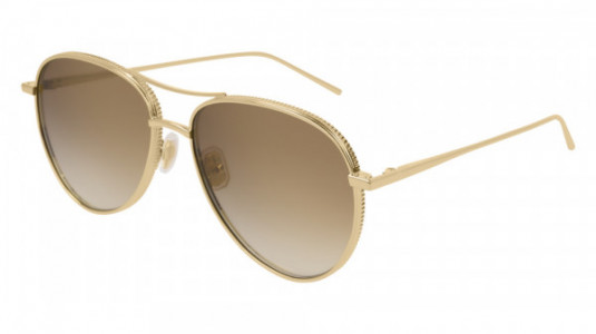 Boucheron BC0062S Sunglasses, 002 - GOLD with BRONZE lenses