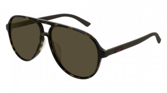 Gucci GG0423SA Sunglasses, 002 - HAVANA with BROWN temples and BROWN lenses