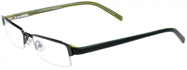 Takumi T9670 Eyeglasses, SATIN DARK GREEN/DARK GREEN AND