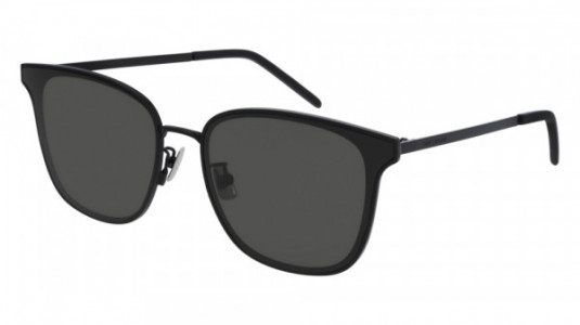 Saint Laurent SL 272/K Sunglasses, 001 - BLACK with BLACK lenses