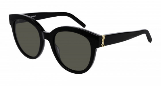 Saint Laurent SL M29 Sunglasses, 003 - BLACK with GREY lenses