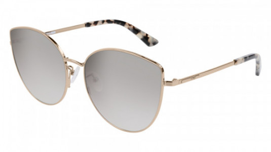 McQ MQ0184SK Sunglasses, 002 - GOLD with SILVER lenses
