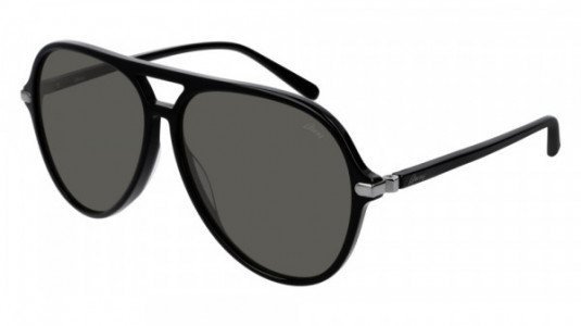 Brioni BR0047S Sunglasses, 001 - BLACK with GREY lenses